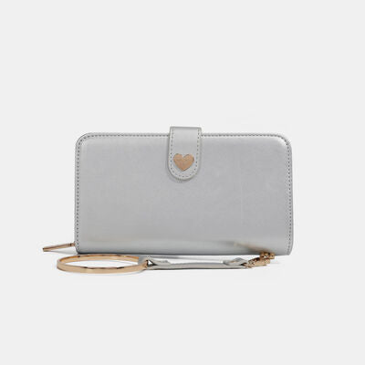 S.B. Nicole Lee USA Solid Bifold Wallet with Wristlet