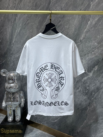 S.M.  Chrome Hearts City Limited Classic horseshoe short sleeve T-shirt