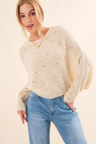 S.W. And The Why Dolman Sleeves Sweater