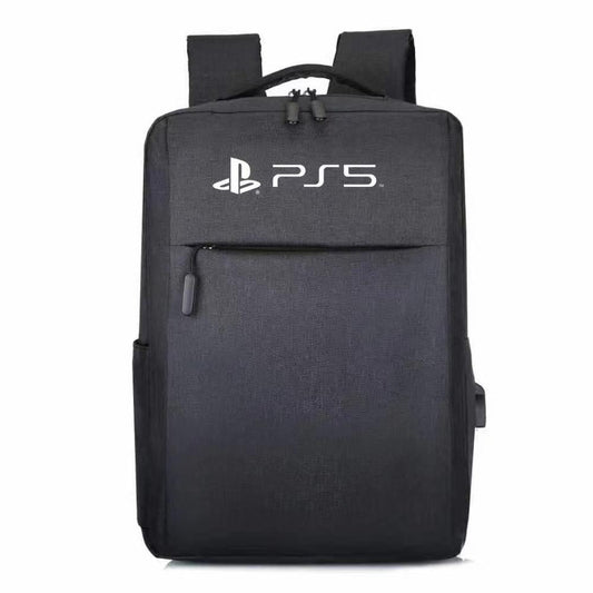 a black backpack with the playstation logo on it